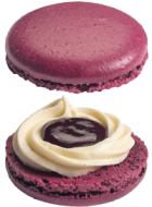 Dein Macaron - Sortiment - Schwarze Johannisbeere