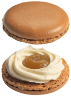 Dein Macaron - Sortiment - "Wintergold" (Mandarine, Blutorange, Gewürze)